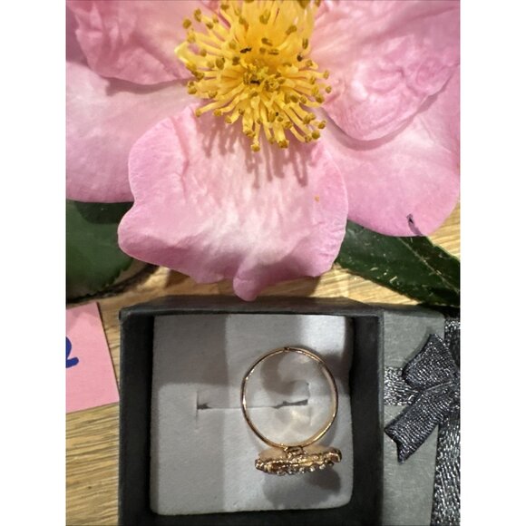 Adorable Hello Kitty Cat Kitten Silvertone Costume Adjustable Ring NEW w Box A12 - Picture 6 of 7